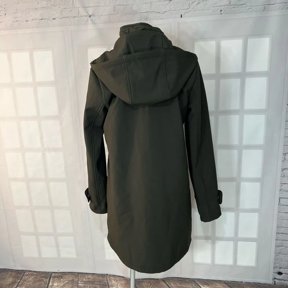 Lauren Ralph Lauren Green Water Resistant Hooded Fall Jacket Size XS - Image 7