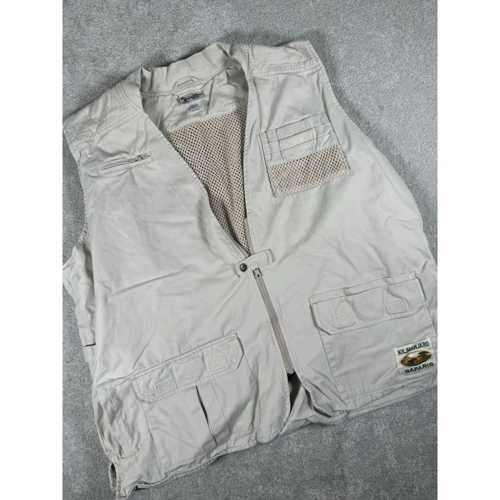 Walt Disney World Animal Kingdom Kilimanjaro Safari Vented Utility Vest Size XL - Image 4