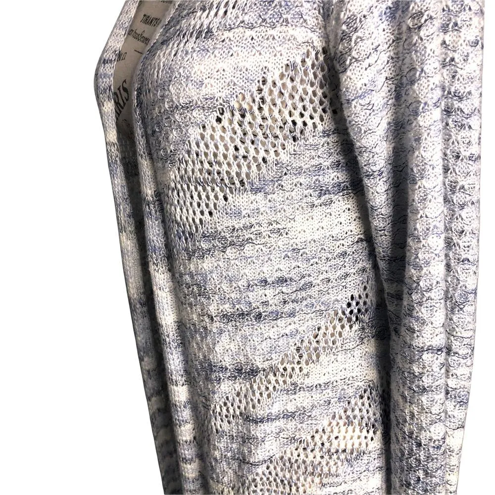 Love Ellie SMALL Anastasia Braid Detail Pointelle Duster Cardigan - Image 6