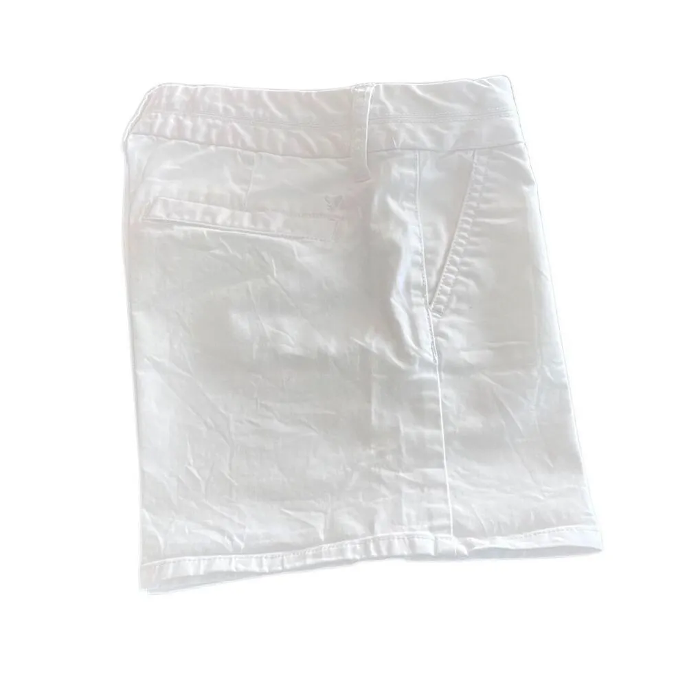 American Eagle midi White shorts size 0 - Image 5