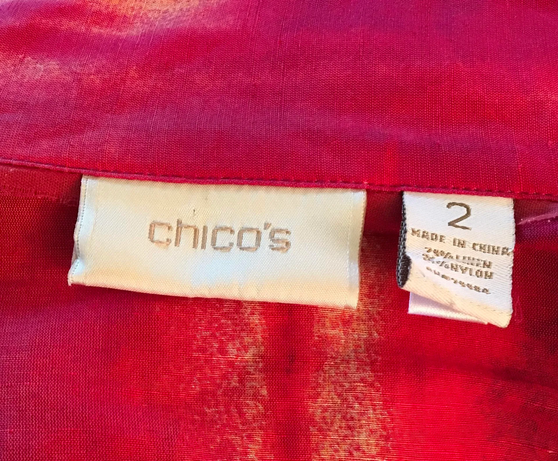 Chico’s size 2 lg mult color light weight Jacket - Image 7