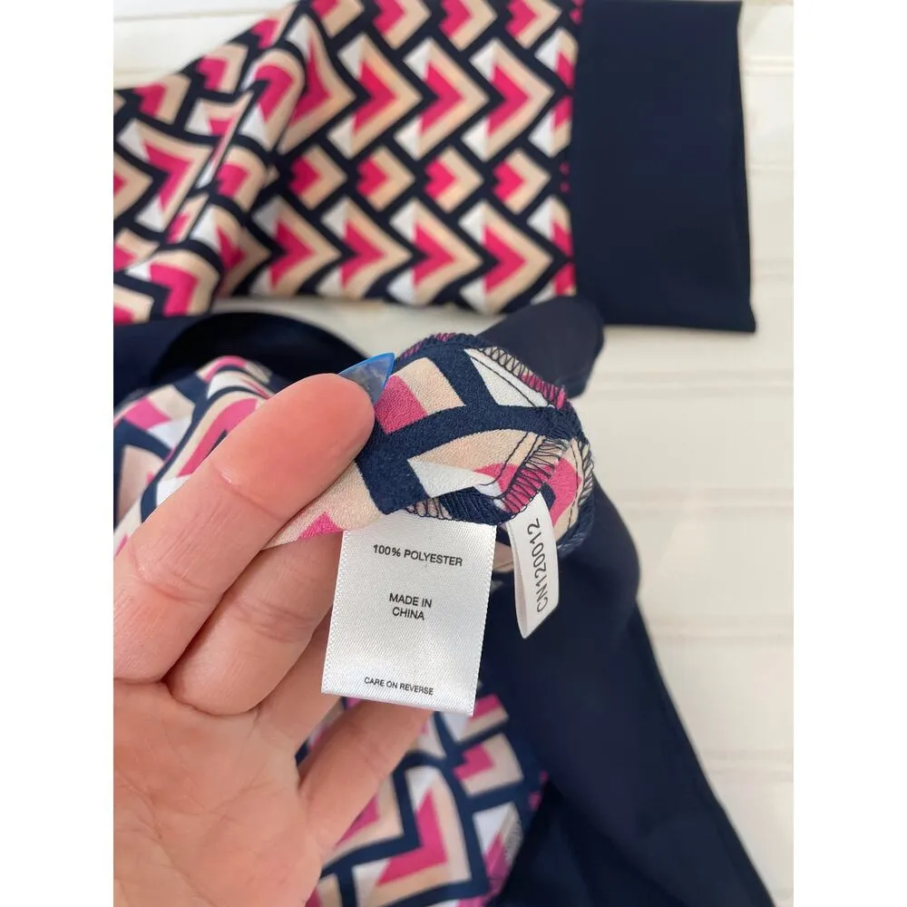 New York Co & H&M White Floral Top & Red Pullover Blouse Bundle Womens Size XS - Image 6