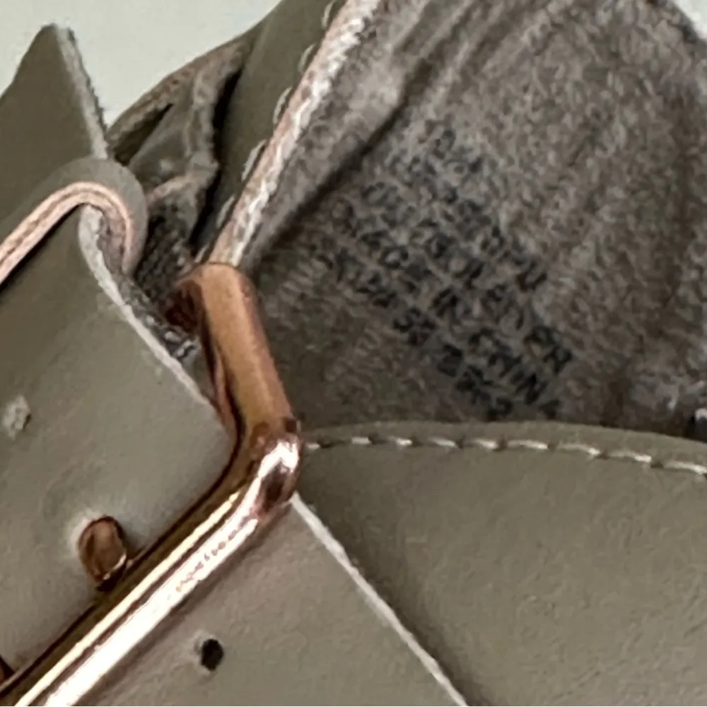 Vintage Crown Taupe 3.5 Inch Wedge Buckle and Zip Bootie Sandals Womens 10 Tan - Image 13