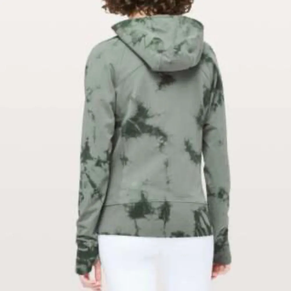 Lululemon Green Tie-Dye Hoodie Size 6 - Image 2