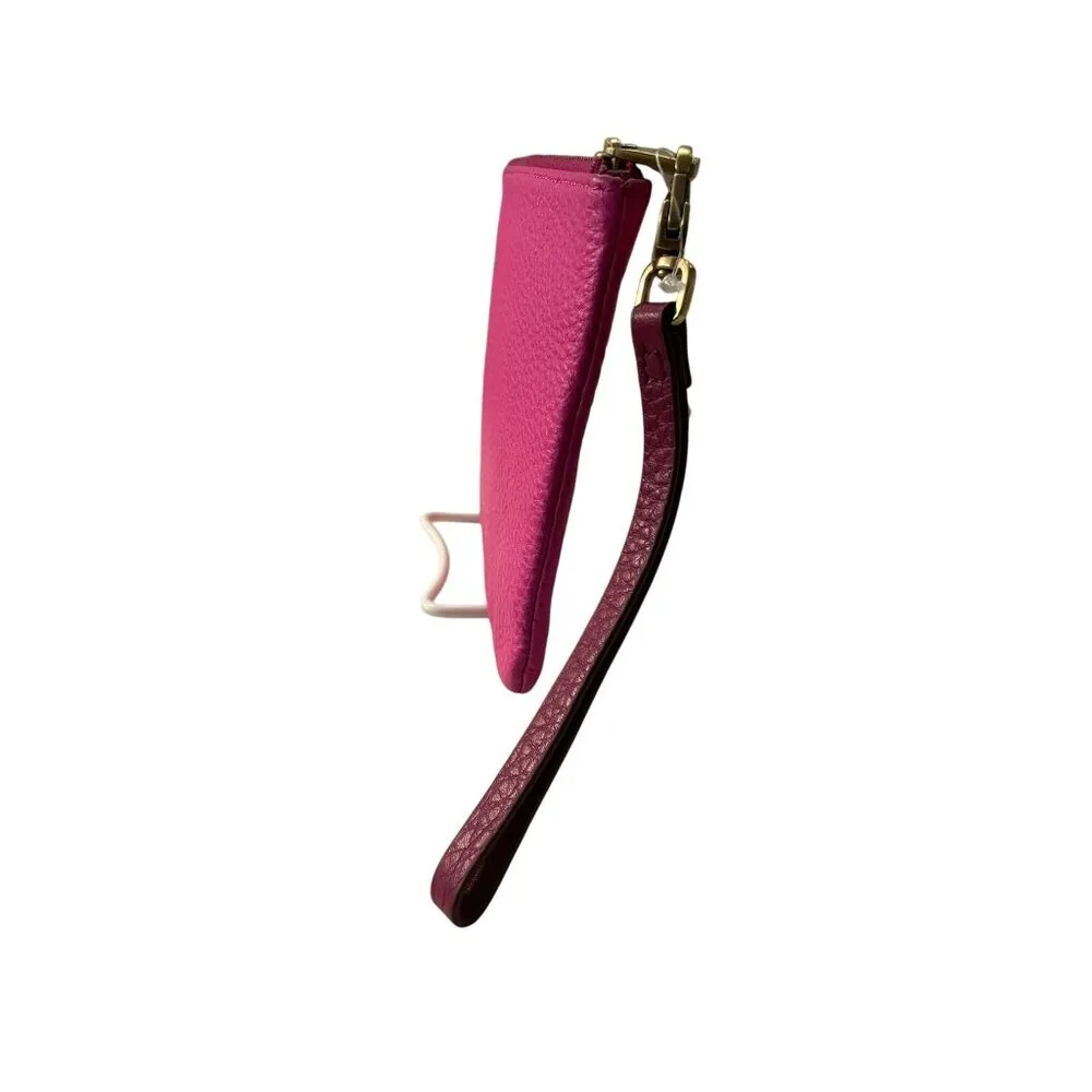 Fossil Wristlet Used Pink Leather Textured - Image 4