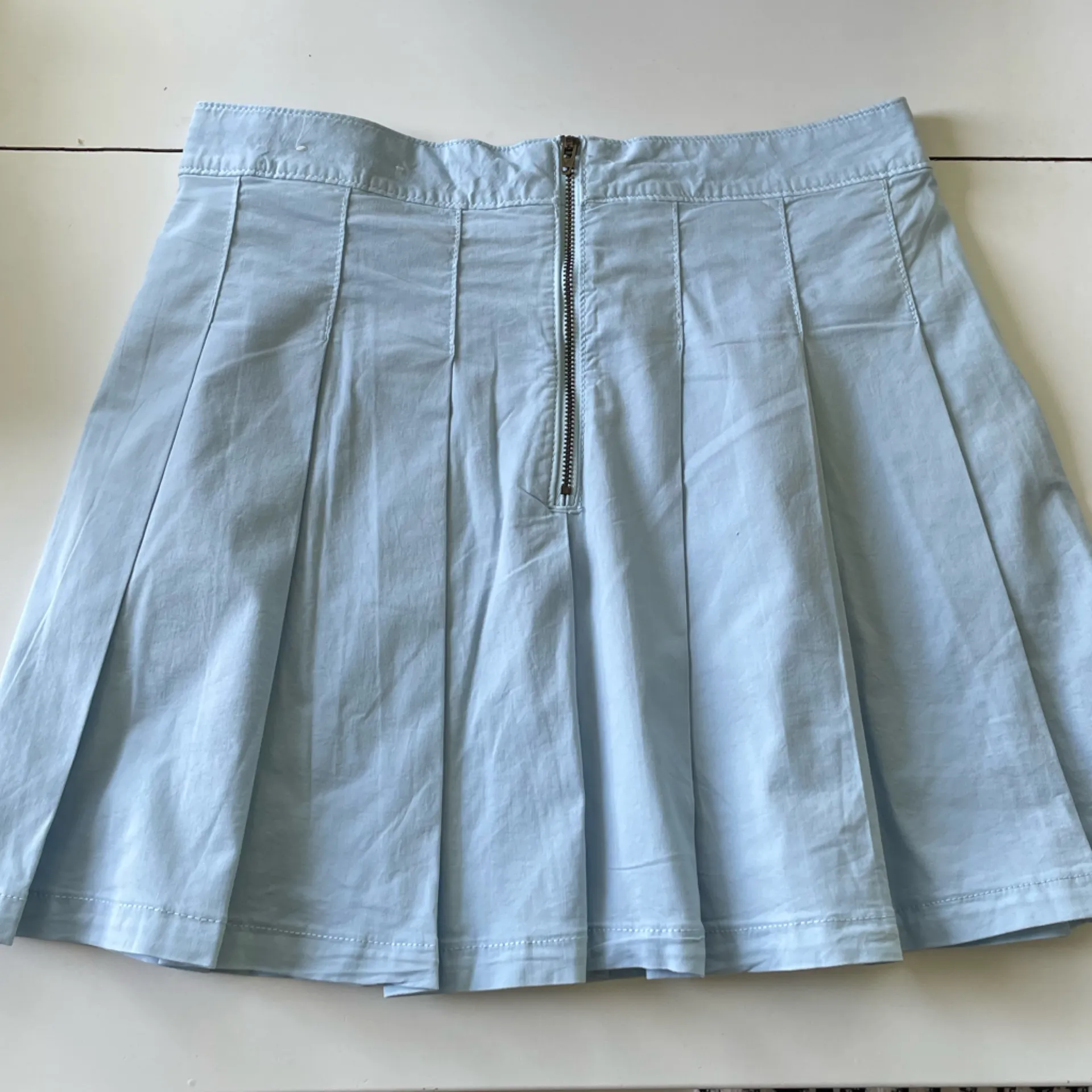 American Eagle Light Baby Blue Pastel Pleated Tennis Skirt Size 6 NWT - Image 2