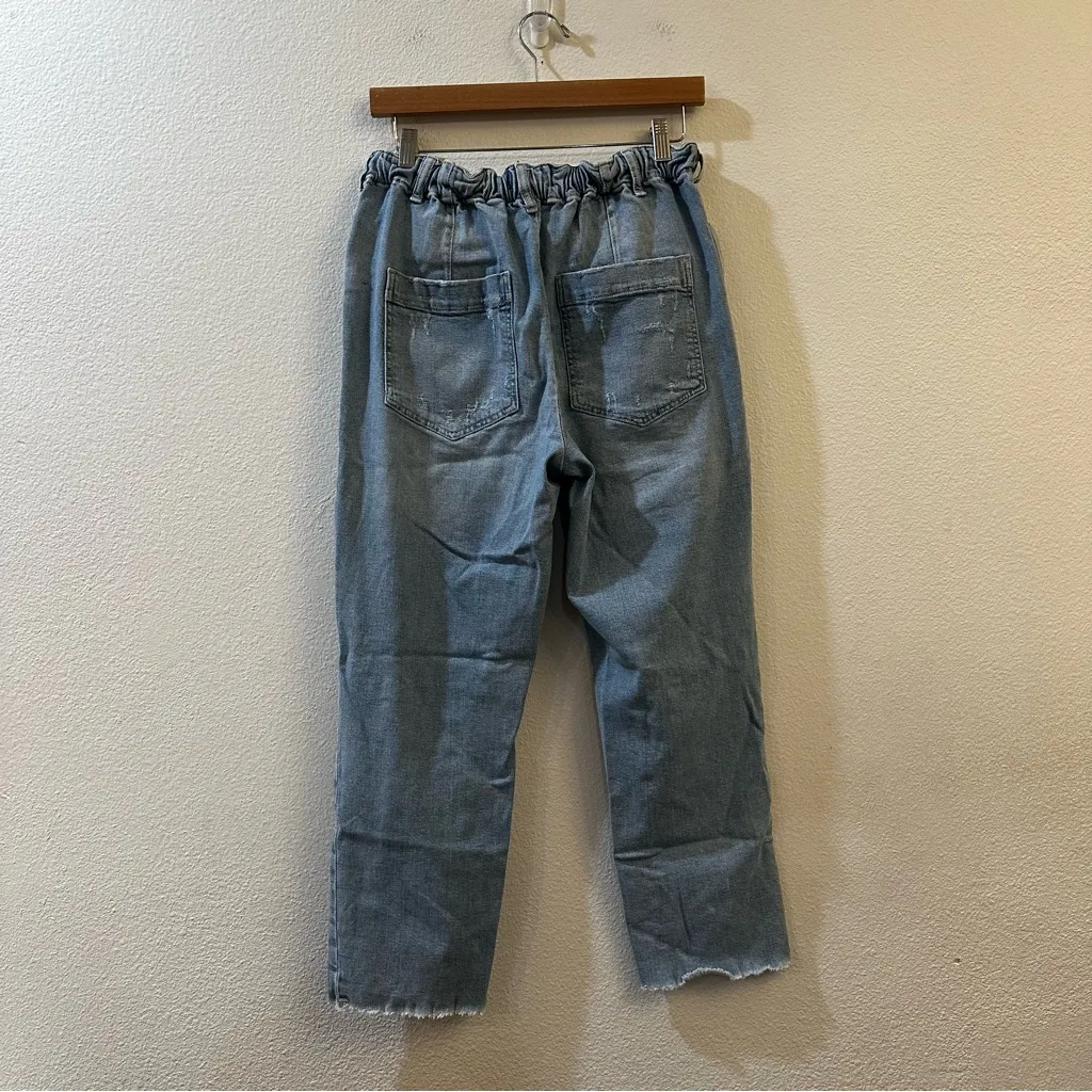 Free People We The Free City Slouch Tapered Jeans Size Small - Image 6