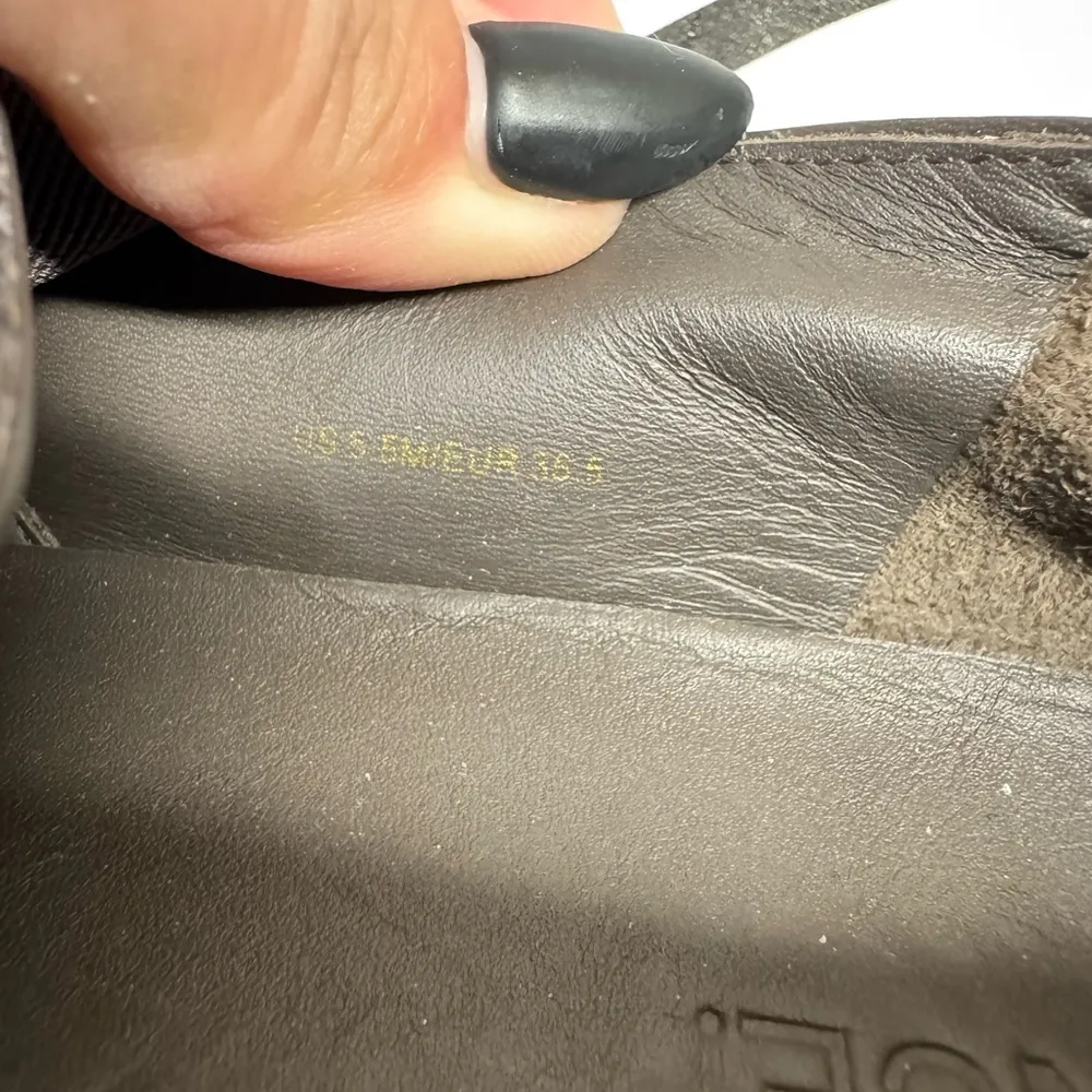 Vince Paeyre Embossed Snakeskin pointy toe slip on sneakers size 5.5 - Image 6