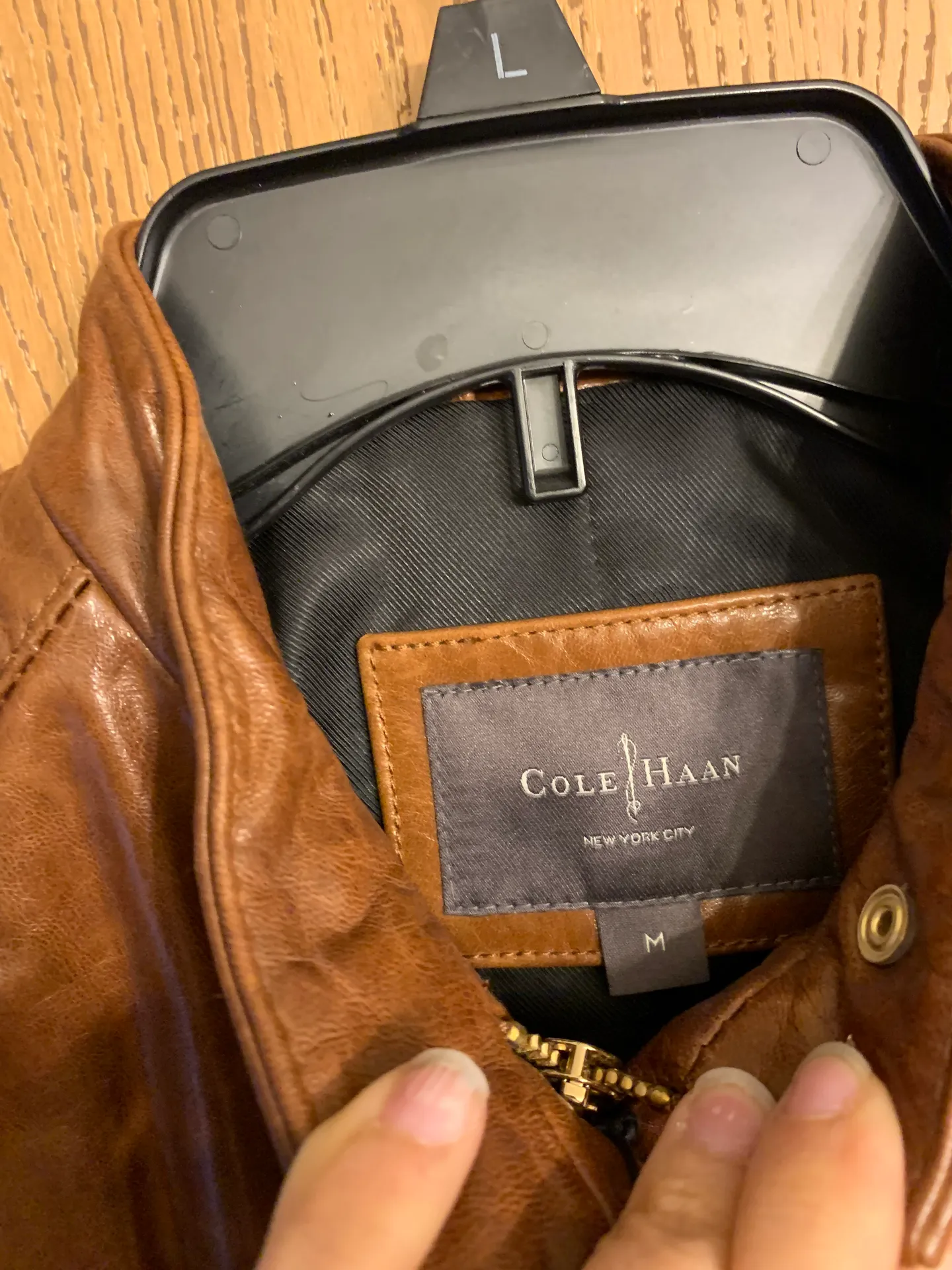  Brown Genuine Leather Jacket  - Image 4