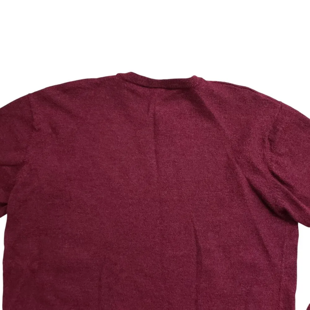 Country Road Wool Knit Sweater Womens XL Red Long Sleeve Vintage - Image 8