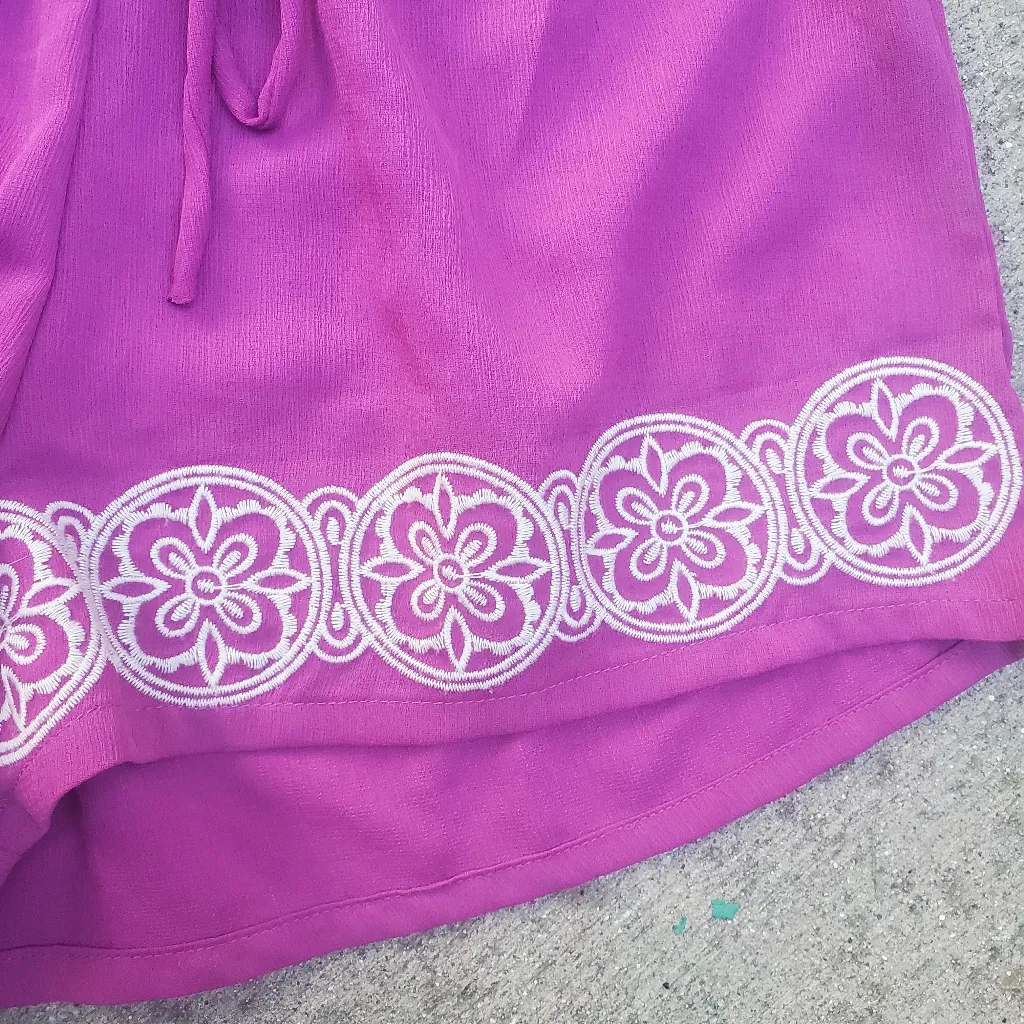 Purple shorts size small women's by about a girl - Image 2