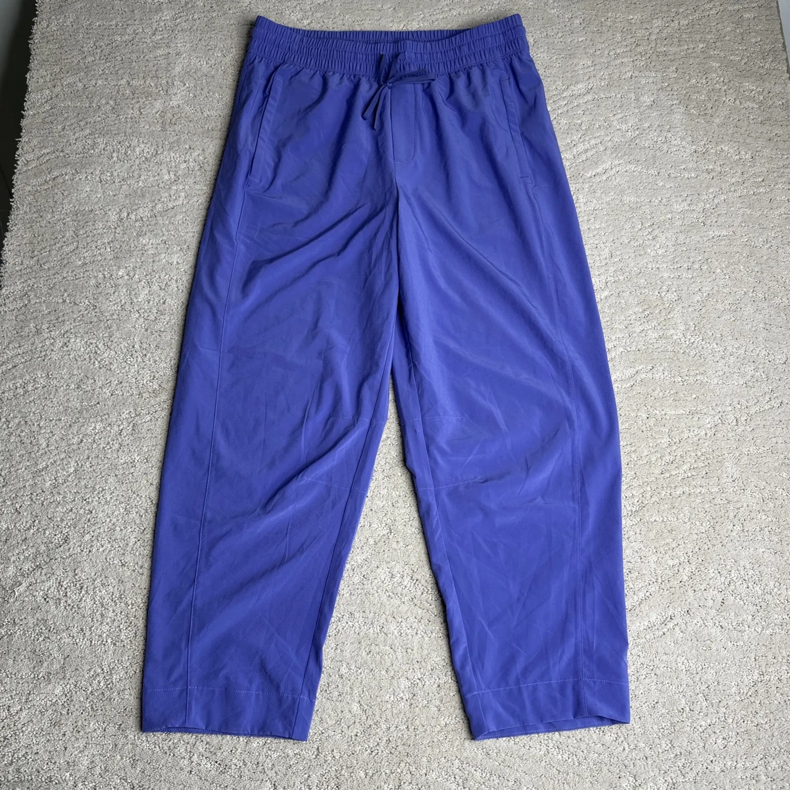 Women's Athleta Size‎ 6 Arrival Straight Leg Pant Purple Elastic Waist Travel - Image 2