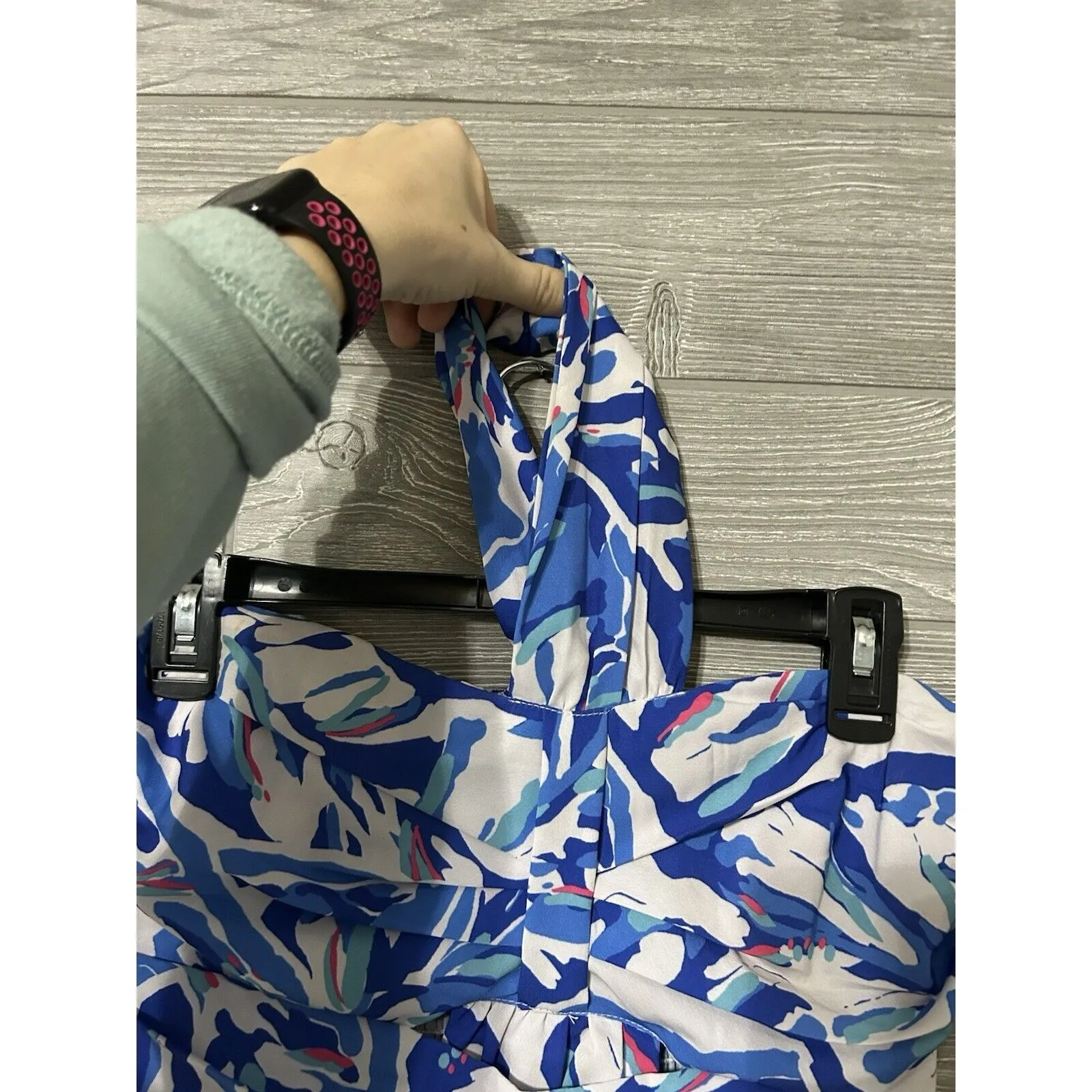 Southern Frock Women's Bright‎ Multicolor Floral Sleevless Dress M Midi - Image 4