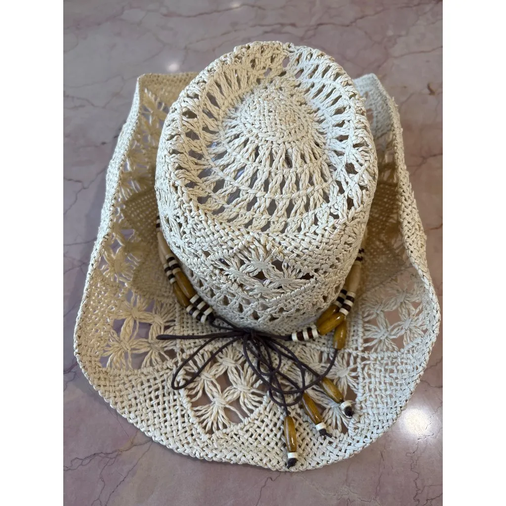 8 Other Reasons Coastal Cowboy Hat in Straw New Womens Western - Image 5