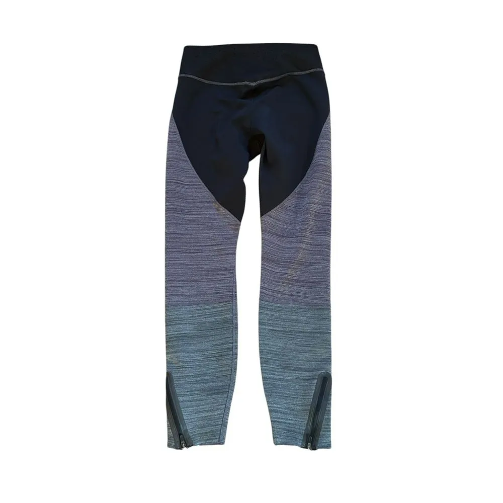 Nike Legendary Training Leggings Womens Medium Black Purple Gray Ombre - Image 5