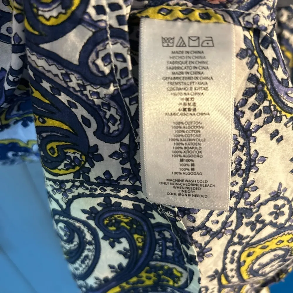 Michael Kors White Button Down Shirt, Size M - Image 5