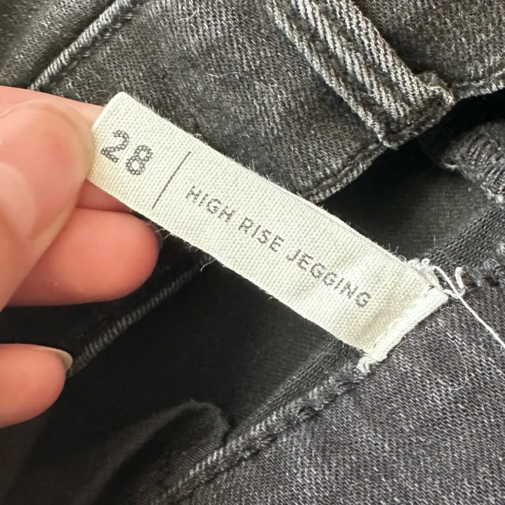 Pacsun Black Distressed High Rise Skinny Jean Jeggings - Image 7