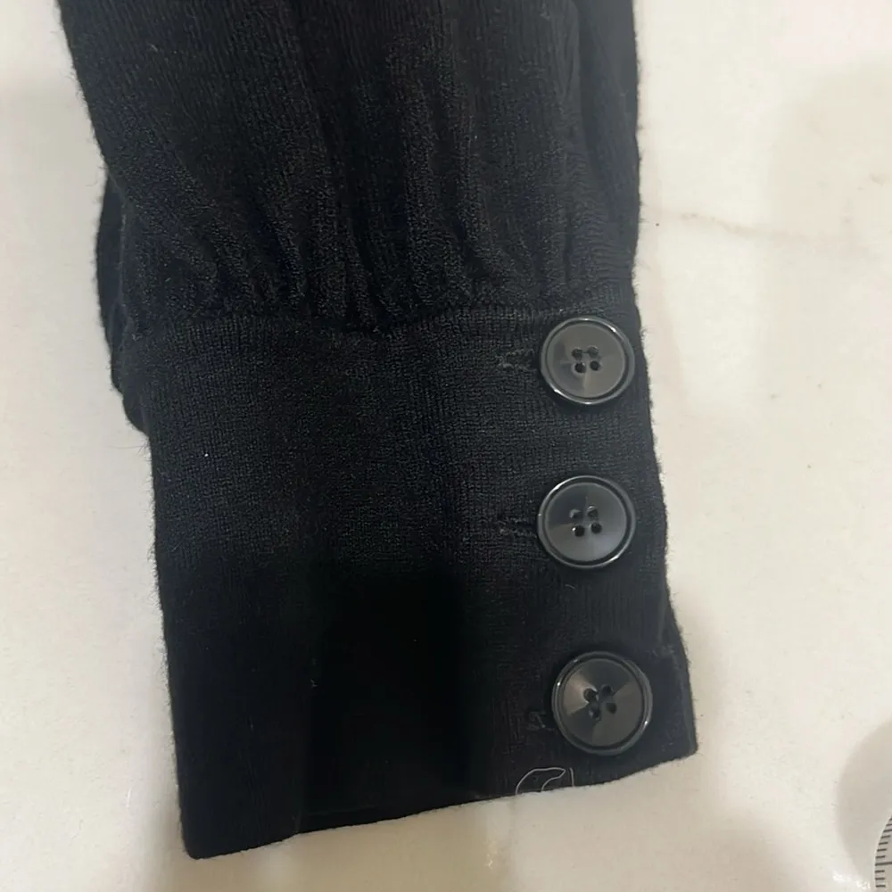Anthropologie Guinevere black long sleeve sweater Size M - Image 5