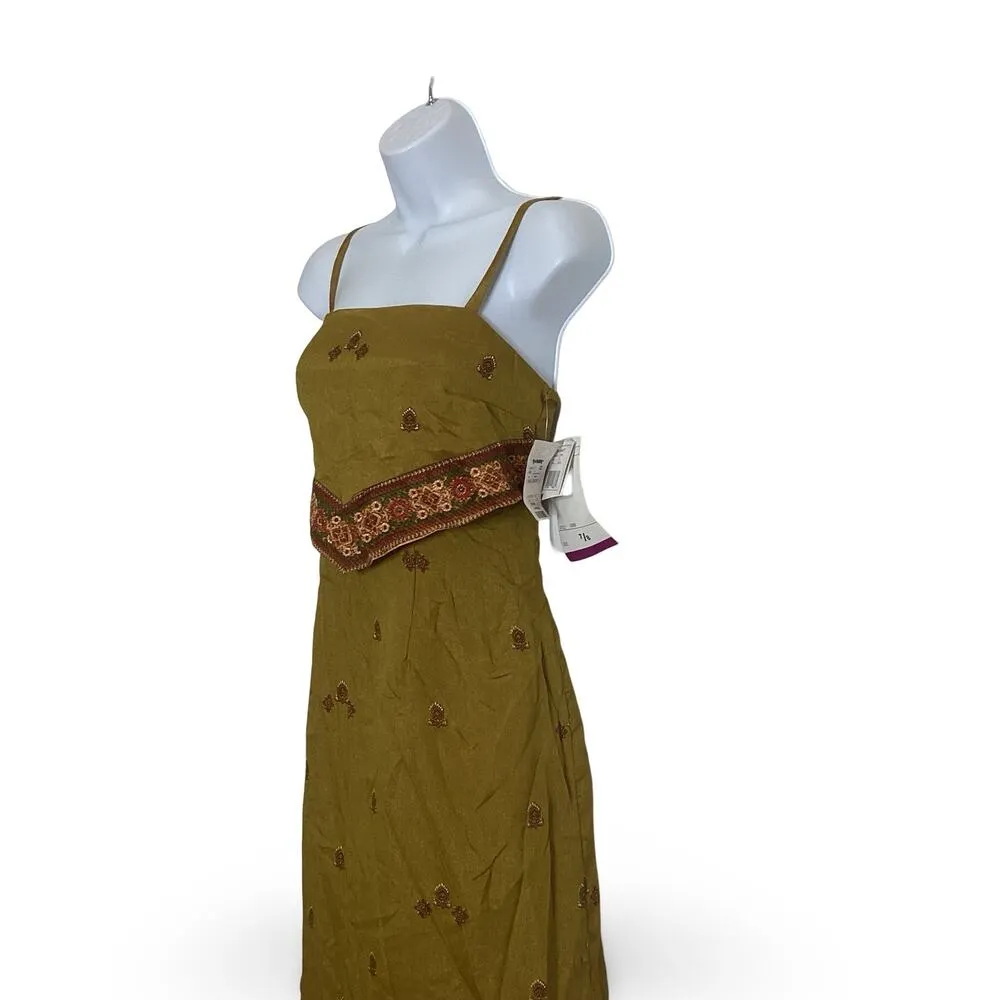 Olive Green Maxi Dress - Image 2