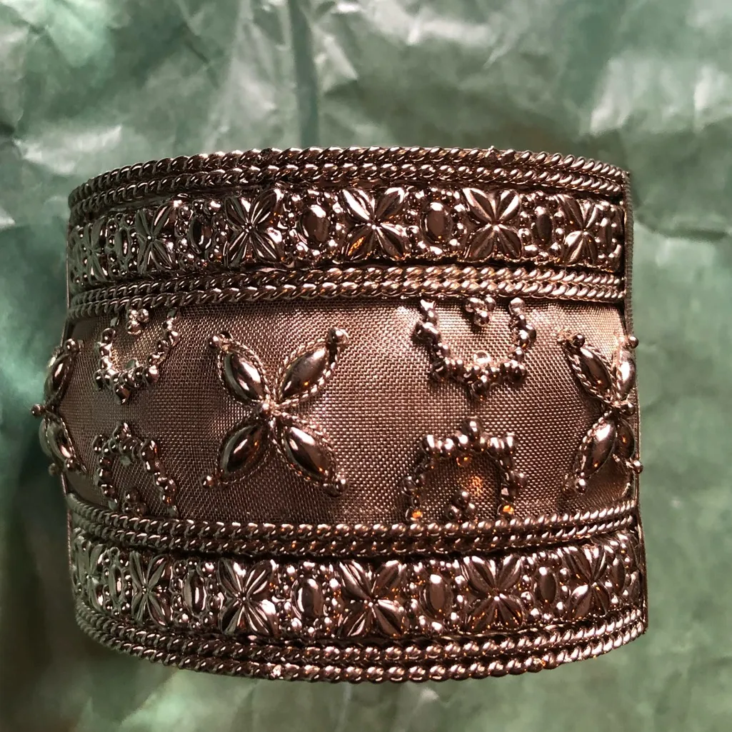 Silver cuff bracelet - Image 3