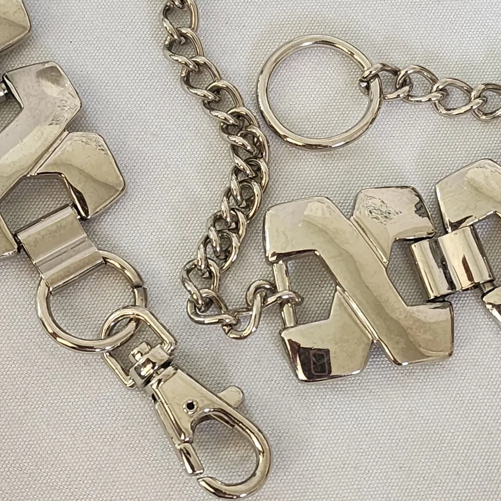 Silver Xs Chunky Chain Link Belt Adjustable - Image 6