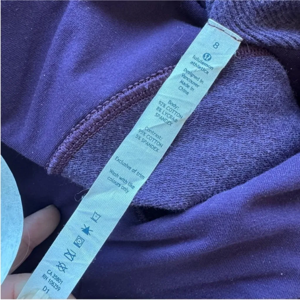 Lululemon Athletica Deep Purple Pea Coat - Image 13