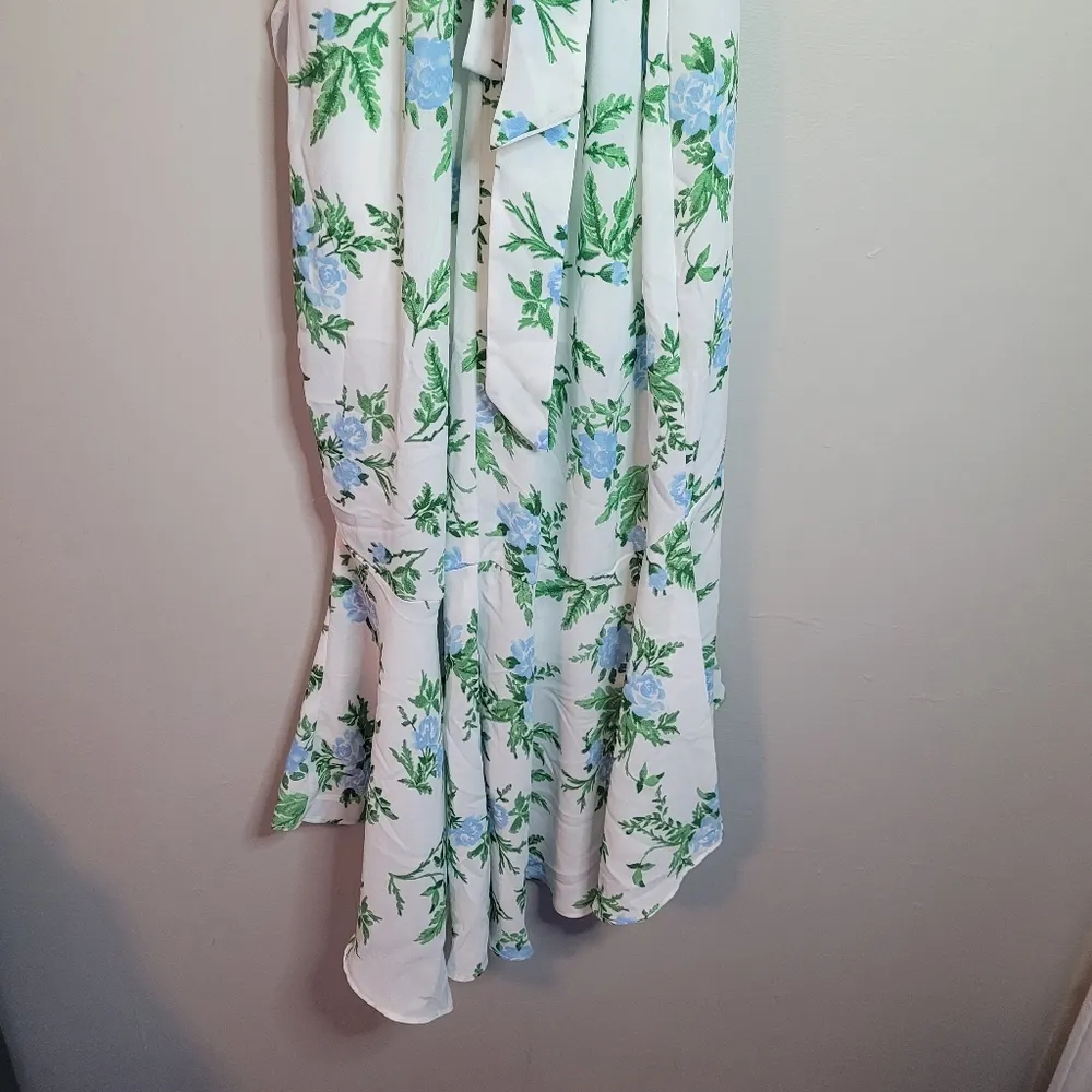 Disney Princess White Floral Print Ruffle Dress - Image 6