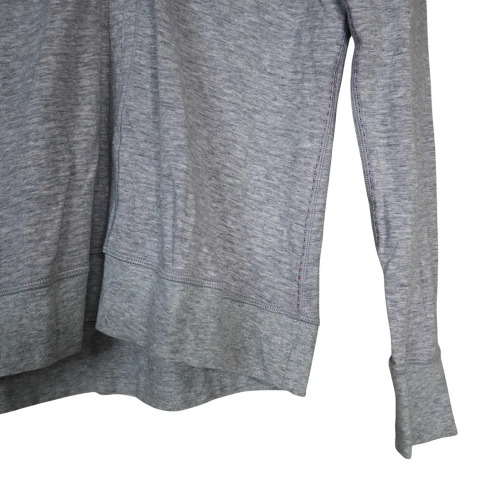 Lululemon Womens 6 In A Cinch Cowl Neck Reversible Pullover - Image 6