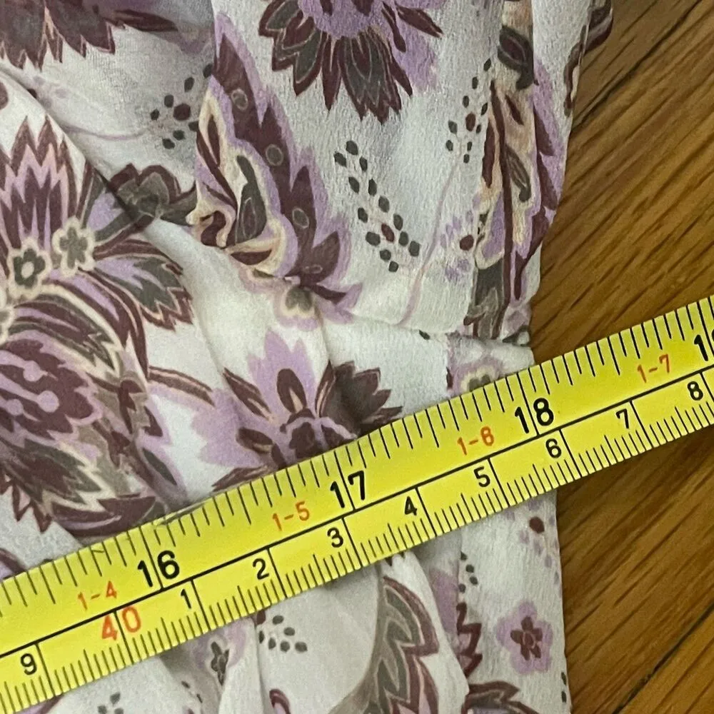 NICHOLAS Abbey Mini Dress Size 8 Floral Ruffle Designer Garden Spring No Belt - Image 10