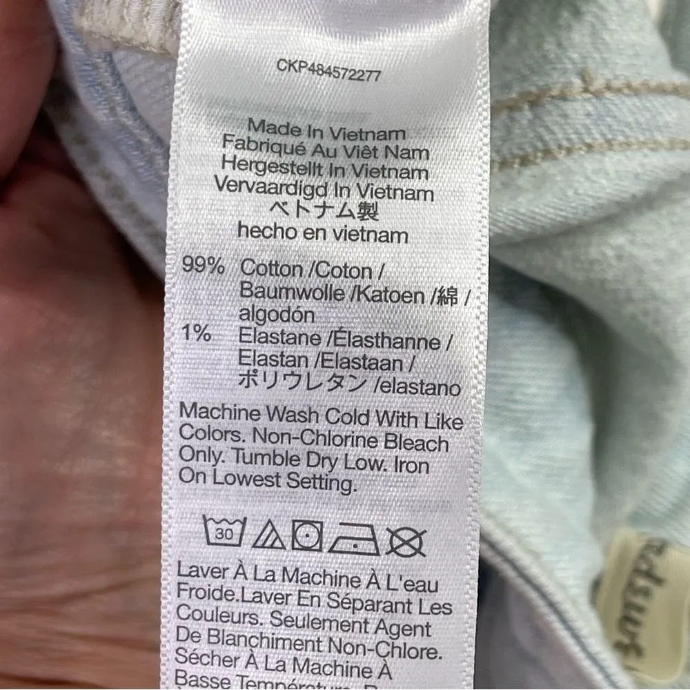 Madewell Curvy Perfect Vintage Jeans Women’s 23 Blue Tapered Leg High Rise - Image 6