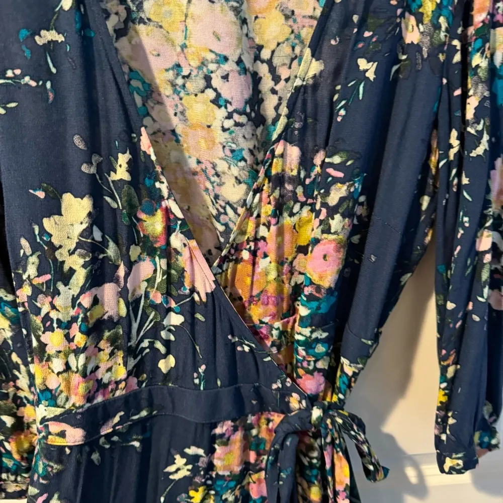 Love stitch Floral blue Midi Dress - Medium - Image 4