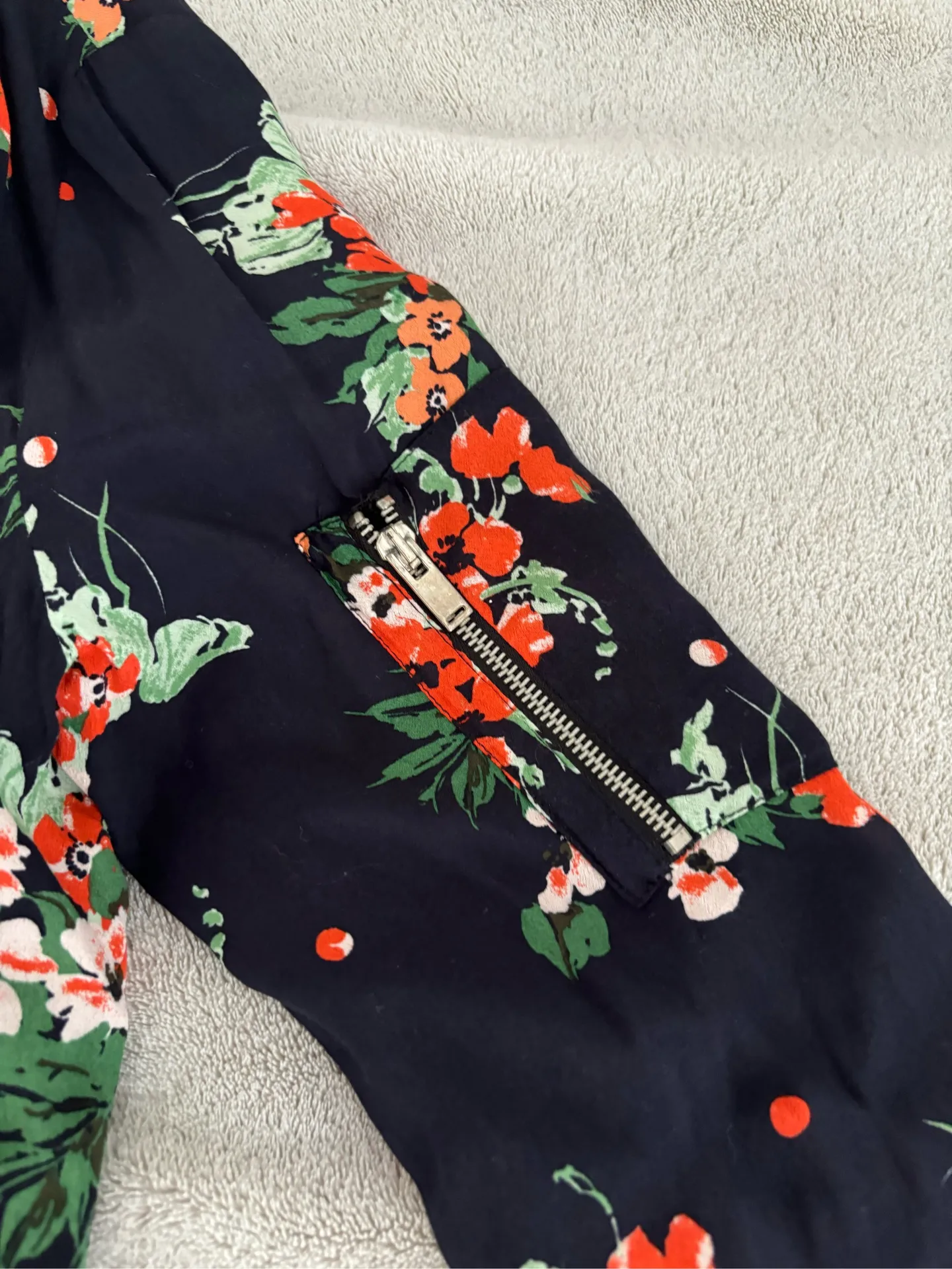 ZARA Bomber Floral Jacket - Image 4
