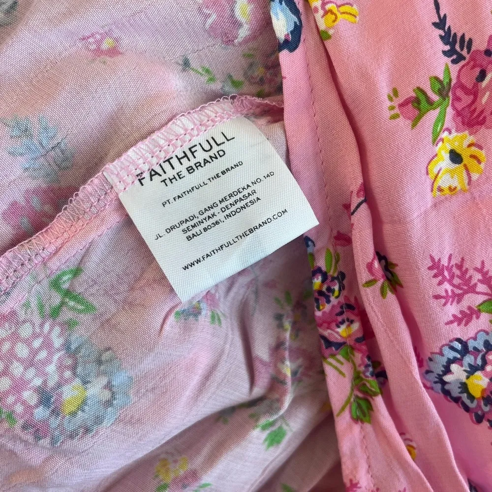 NWT Faithfull La Colle Wrap Top in Juliette Floral size S - Image 5