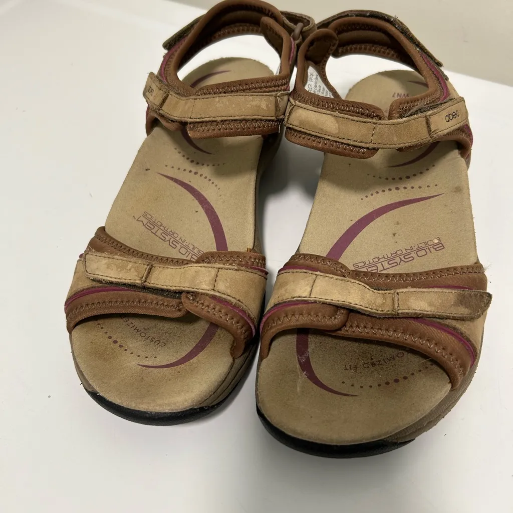 Abeo Goleta Sandals Brown Size 7 N Narrow - Image 2