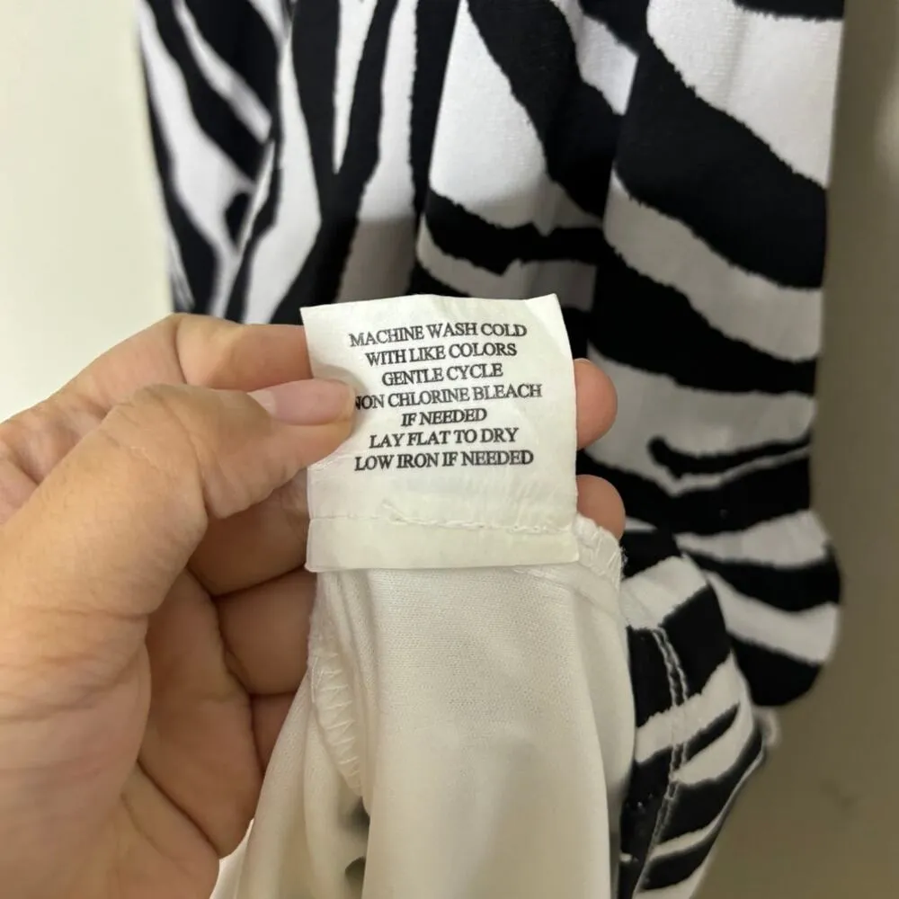 Ruby Rox  Zebra Print Mini Dress Sz M - Image 7