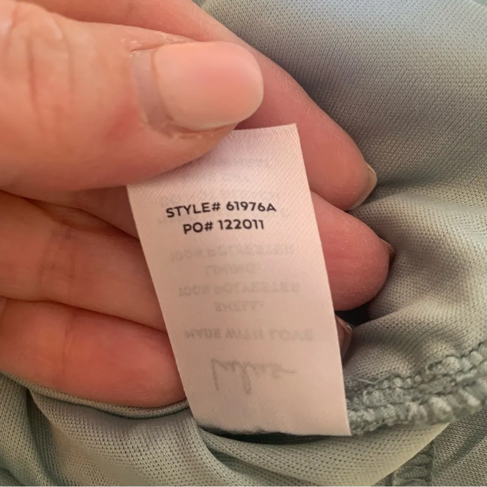 Lulu’s Halter Style Dress with Lace Overlay in Sage Seafoam Green Size Small - Image 8