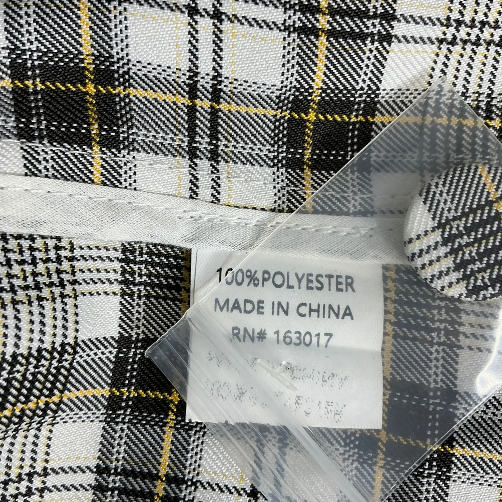 Princess Polly Plaid‎ Blazer S/M Brown Check Cottagecore Academia Preppy Jacket - Image 6