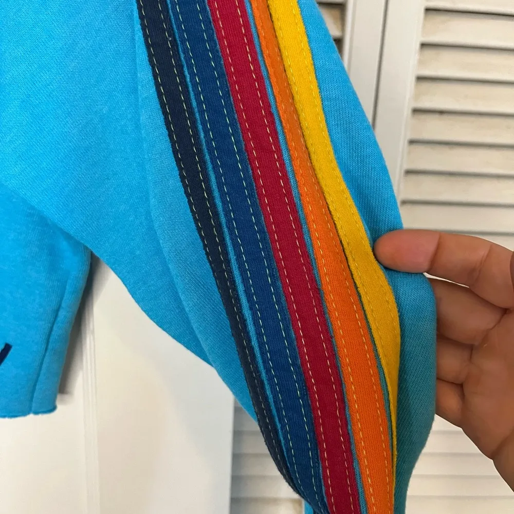 Aviator Nation cropped happy face pullover - Image 3