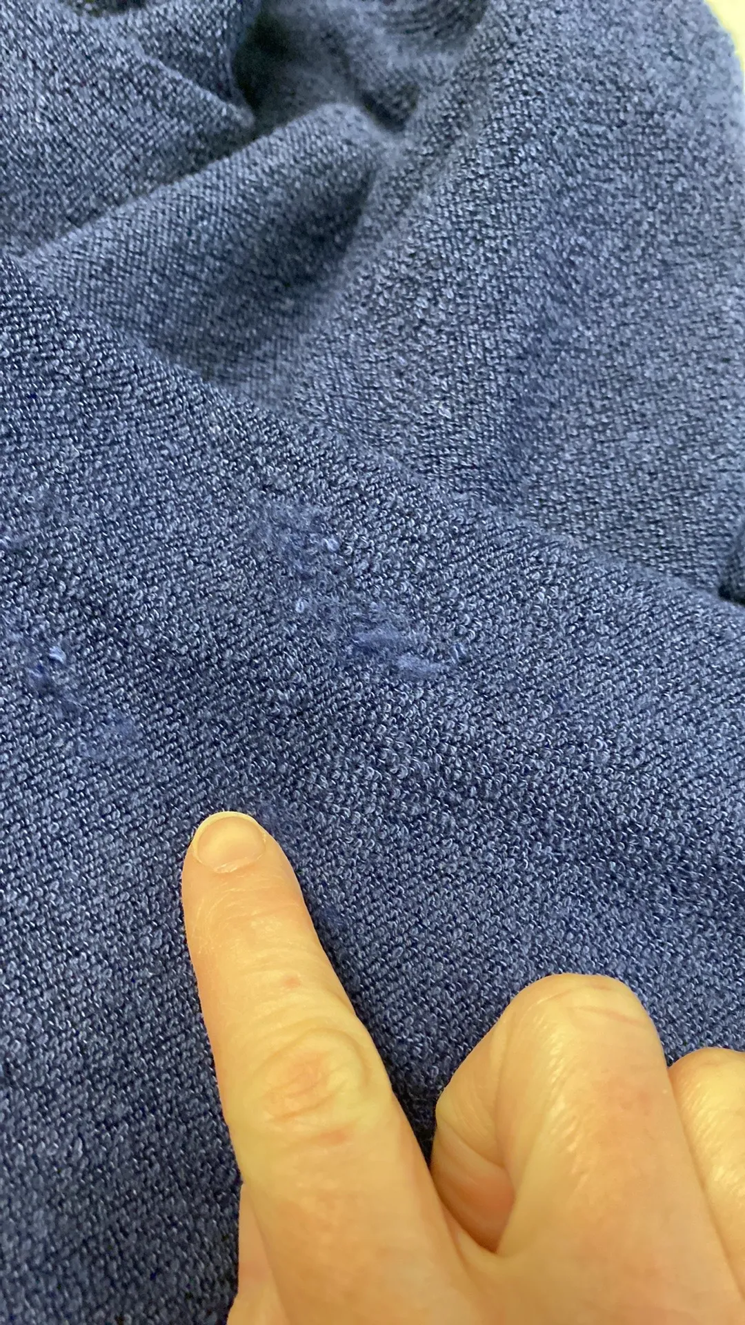 pullover blouse crewneck long sleeve terry cloth size large NWOT - Image 8