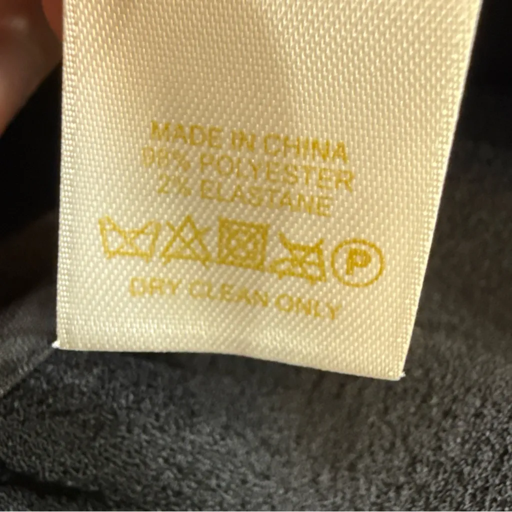 Kate Spade Women’s Black Linda Boxy Peplum Ruffle Short Sleeve Top Size L - Image 8