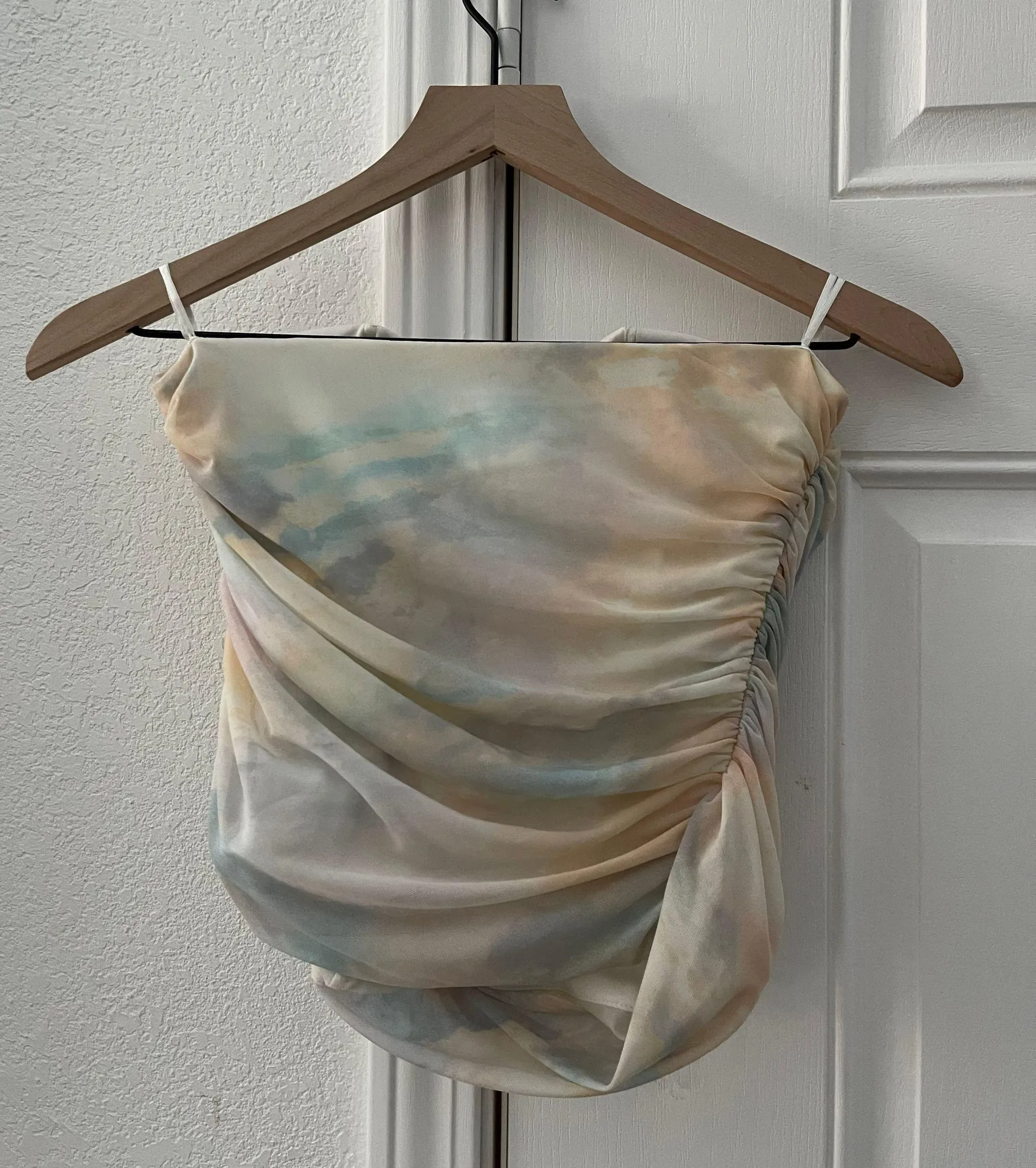 strapless tulle top - - Image 4