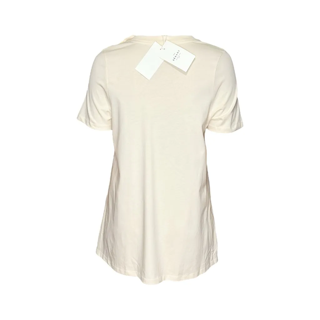 SÉZANE Selena Mini Shirt Dress, Cream, Medium - Image 8