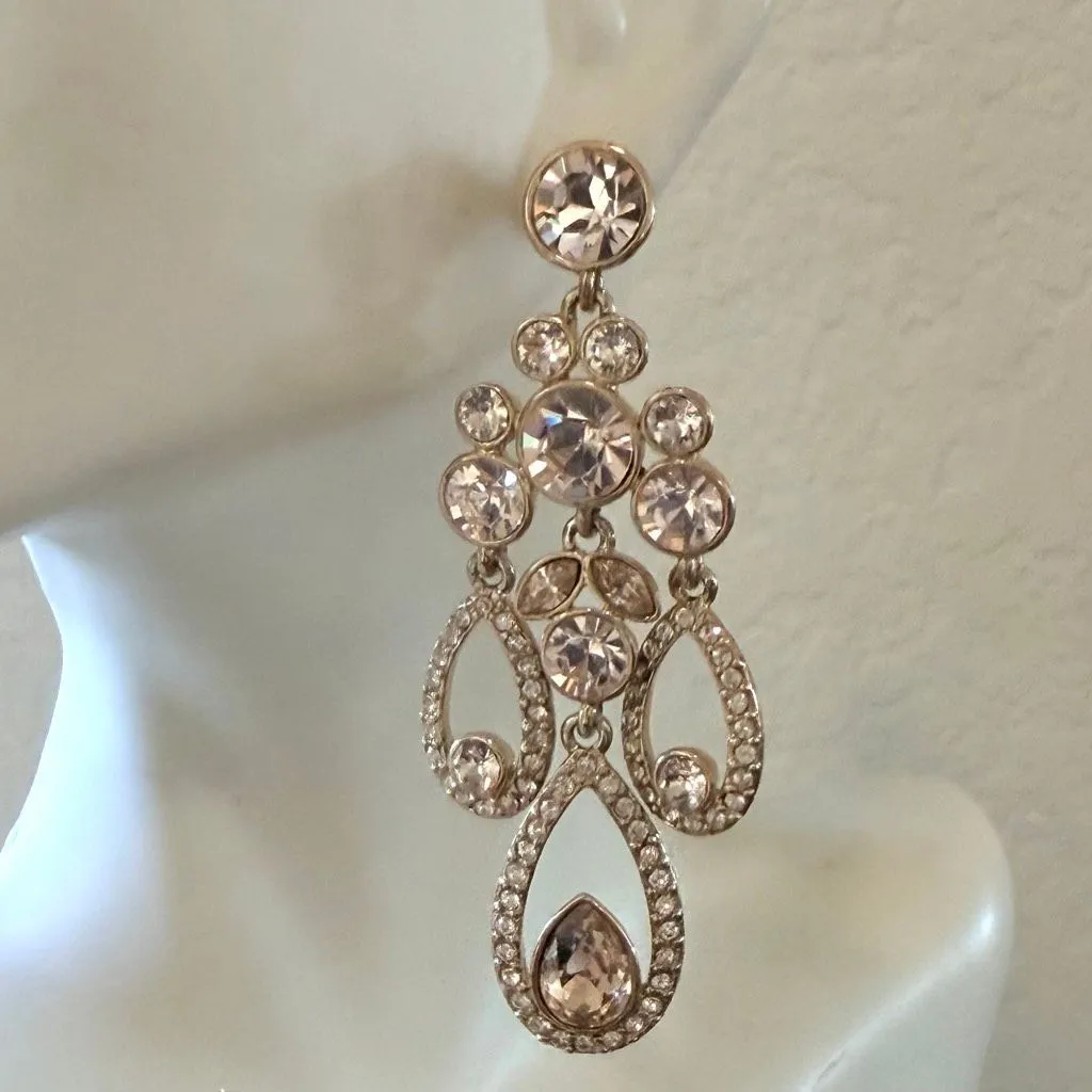 Givenchy Crystal Chandelier Earrings - Image 2