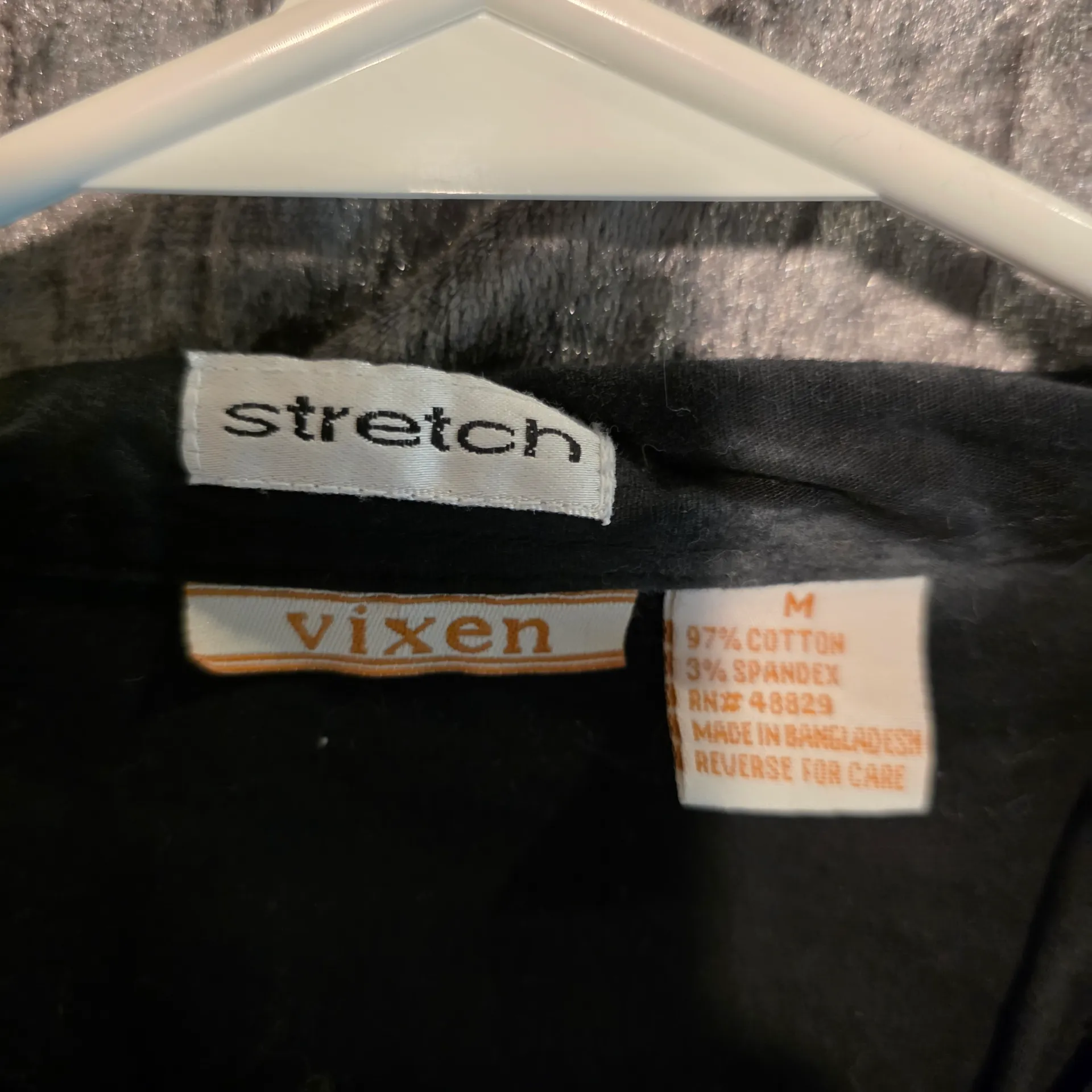 Vix Women Black Shirt Jacket Size M - Image 2