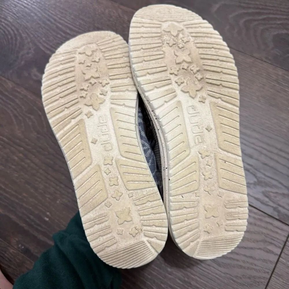 Hey Dude Women’s 5 Wendy Patch Blue White Slip on Shoes Sneakers - Image 4