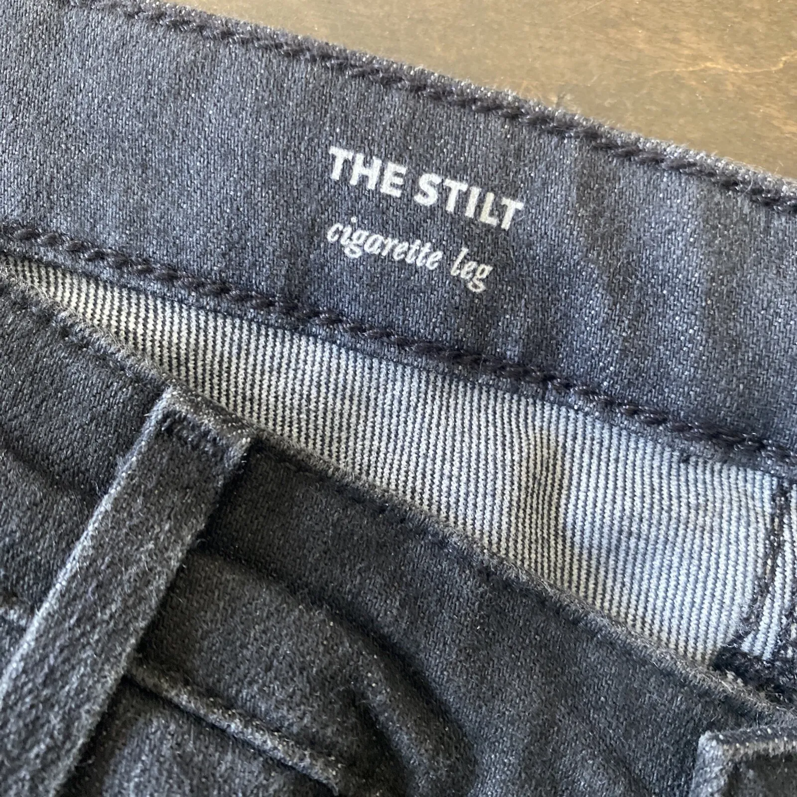 Adriano Goldschmied Women's 32R Black The Stilt Cigarette Leg Skinny Jeans NEW - Image 6