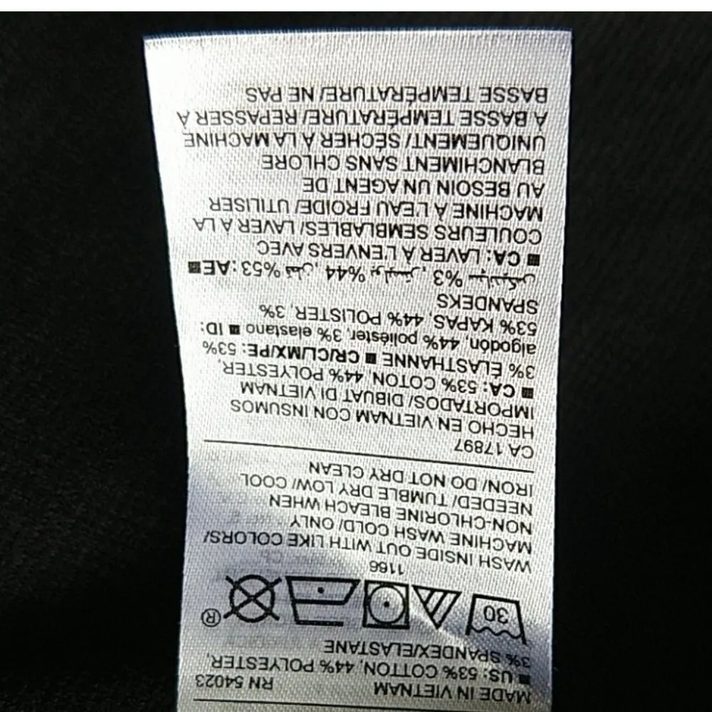 Old Navy Black Button Down Textured Vest Tank - Image 6