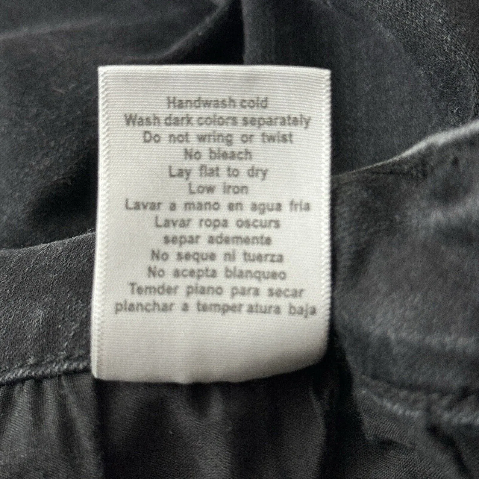 Judy Blue Jeans Womens 3 26" Black Capri Fit Fading Casual Neutral Grunge Gothic - Image 9