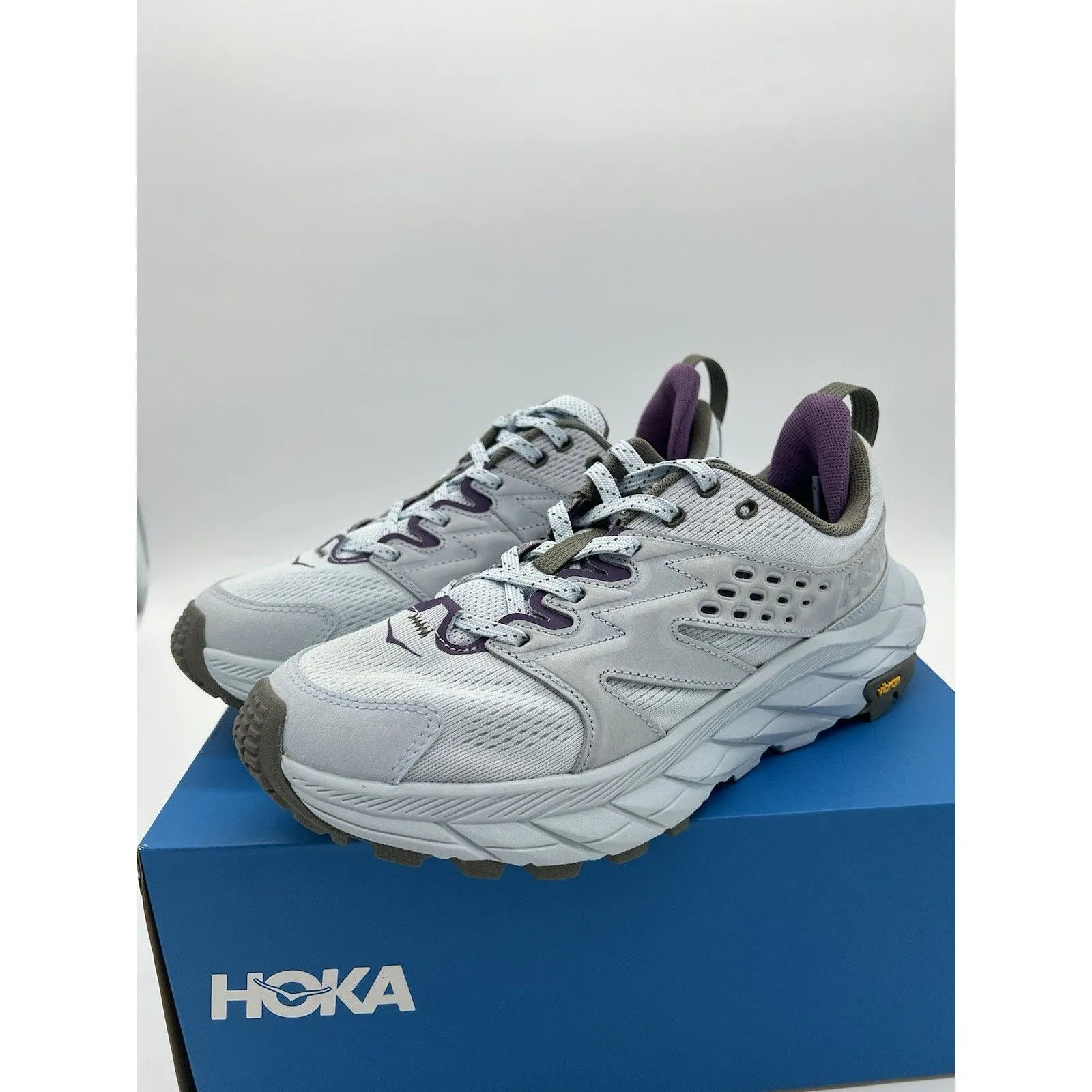 Hoka One One Women's Anacapa Breeze Low 1127921 Running Trail Shoe Size 8B ISL Blue - Image 2