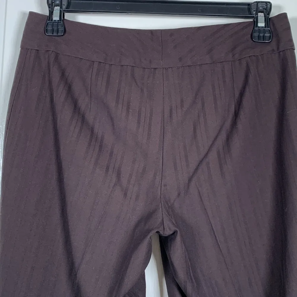 INC International Concepts Petite Brown Trousers Size 4P GUC #DS - Image 3